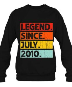 12Th Birthday Gifts Legend Since July 2010 12 Years Old 4