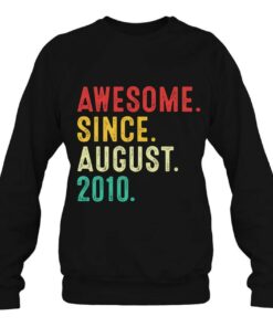 13 Years Old Awesome Since August 2010 13Th Birthday 3 13 Years Old Awesome Since August 2010 13Th Birthday 4