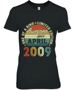 13 Years Old Birthday Awesome Since April 2009 13Th Birthday 2