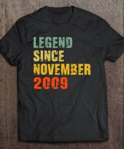 14 Years Old 14Th Birthday Gifts Legend Since November 2009 Birthday 1