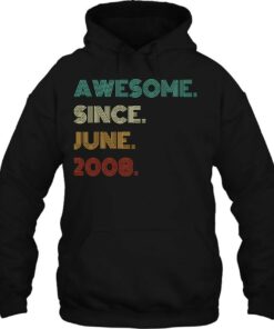 14 Years Old Awesome Since June 2008 14Th Birthday 3