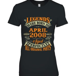 14Th Birthday Gift Legends Born In April 2008 14 Years Old 2