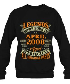 14Th Birthday Gift Legends Born In April 2008 14 Years Old 3 14Th Birthday Gift Legends Born In April 2008 14 Years Old 4