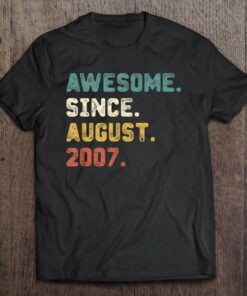 15 Years Old Gifts Awesome Since August 2007 15Th Birthday 1