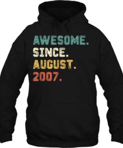 15 Years Old Gifts Awesome Since August 2007 15Th Birthday 3