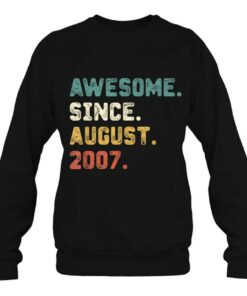 15 Years Old Gifts Awesome Since August 2007 15Th Birthday 4