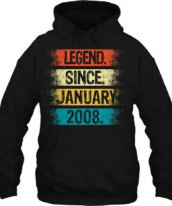 15 Years Old Legend Since January 2008 15Th Birthday Gift 2 15 Years Old Legend Since January 2008 15Th Birthday Gift 3