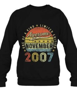 15Th Birthday Gift Awesome Since November 2007 15 Years Old 3 15Th Birthday Gift Awesome Since November 2007 15 Years Old 4