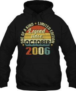 17 Years Old Gifts Legend Since October 2006 17Th Birthday 3