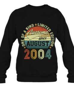 18 Years Old Birthday Awesome Since August 2004 18Th Birthday 3