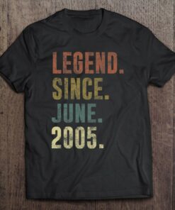 18Th 2005 Birthday Vintage Legend Since June 2005 Retro 1