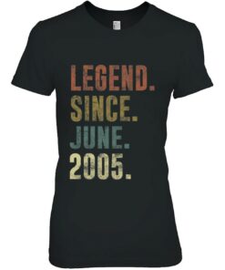 18Th 2005 Birthday Vintage Legend Since June 2005 Retro 1 18Th 2005 Birthday Vintage Legend Since June 2005 Retro 2