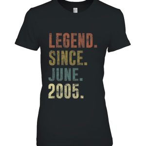 18Th 2005 Birthday Vintage Legend Since June 2005 Retro