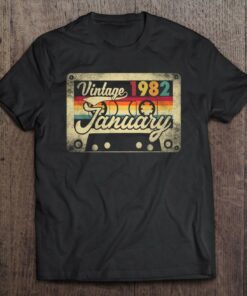 1982 January 41St Birthday Gift Limited Edition Vintage Tape 1