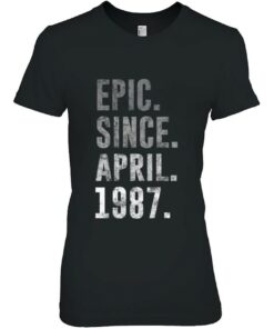 1987 35 Epic Since April 1987 35Th Birthday Retro Vintage 1 1987 35 Epic Since April 1987 35Th Birthday Retro Vintage 2