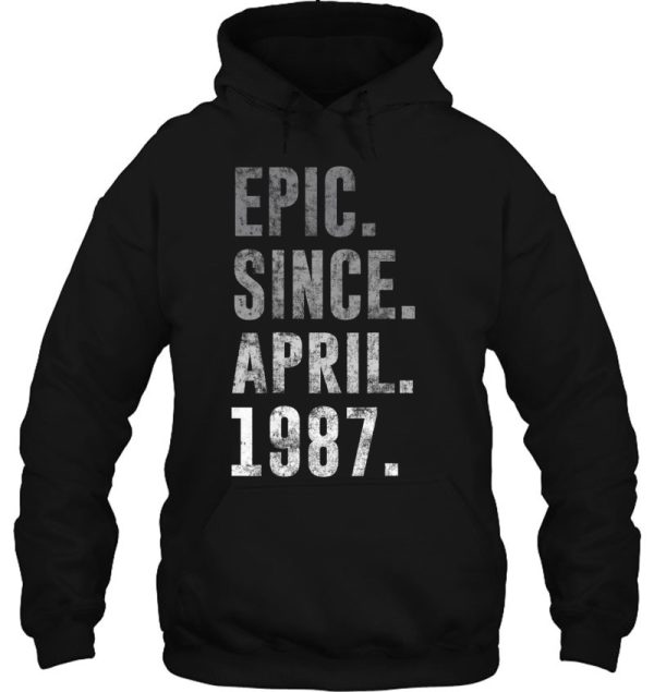 1987 35 Epic Since April 1987 35Th Birthday Retro Vintage