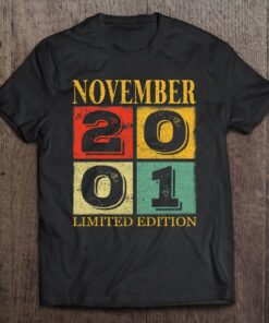 21 Years Old Awesome Since November 2001 21St Birthday Gifts 1