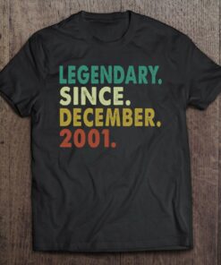 21 Years Old Legendary Since December 2001 21St Birthday 1