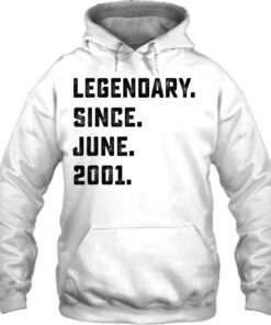 22Nd Birthday Gift Legendary Since June 2001 22 Years Old 3