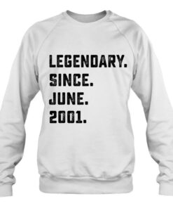 22Nd Birthday Gift Legendary Since June 2001 22 Years Old 4