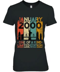 23 Years Old Vintage January 2000 Birthday Men Women 23Rd 2