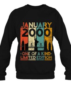 23 Years Old Vintage January 2000 Birthday Men Women 23Rd 4