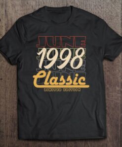 24 Years Old Birthday Gifts Vintage June 24Th 1998 Birthday 1