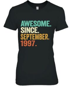 25 Years Old Gift Awesome Since September 1997 25Th Birthday 1 25 Years Old Gift Awesome Since September 1997 25Th Birthday 2