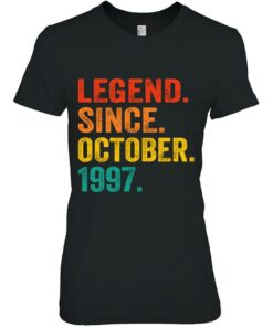 25 Years Old Legend Since October 1997 Retro 25Th Birthday 2