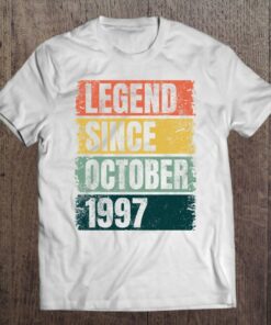 25Th Birthday Gifts Age 25 Years Legend Since October 1997 Years 1