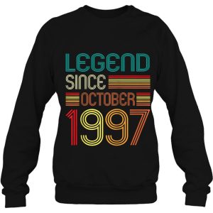 25Th Birthday Legend Since October 1997 Retro 25 Years Old Raglan Baseball 4