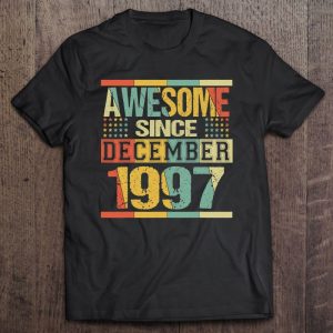 26 Years Old Awesome Since December 1997 26Th Birthday Retro