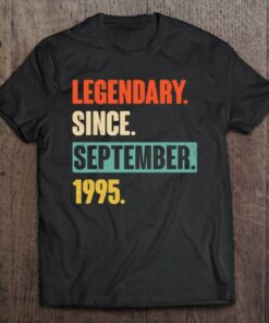 27 Years Old 27Th Birthday Legendary Since September 1995 Gift 1