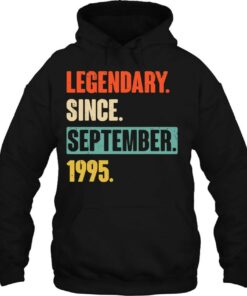 27 Years Old 27Th Birthday Legendary Since September 1995 Gift 3