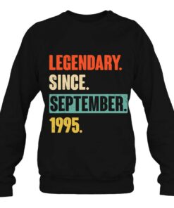 27 Years Old 27Th Birthday Legendary Since September 1995 Gift 4