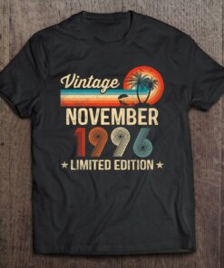 27 Years Old 27Th Birthday Vintage November 1996 Men Women 1
