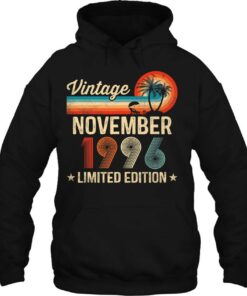 27 Years Old 27Th Birthday Vintage November 1996 Men Women 3