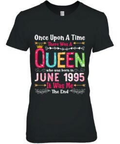 27 Years Old Birthday Girls 27Th Birthday Queen June 1995 Gift 2