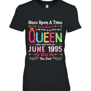 27 Years Old Birthday Girls 27Th Birthday Queen June 1995 Gift 2