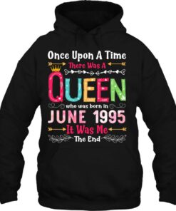 27 Years Old Birthday Girls 27Th Birthday Queen June 1995 Gift 3