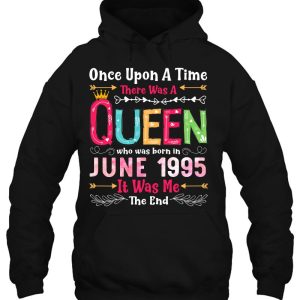 27 Years Old Birthday Girls 27Th Birthday Queen June 1995 Gift 3