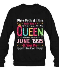 27 Years Old Birthday Girls 27Th Birthday Queen June 1995 Gift 4