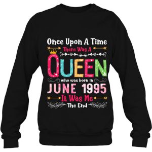 27 Years Old Birthday Girls 27Th Birthday Queen June 1995 Gift 4