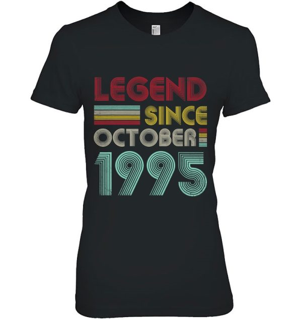 28 Years Old Gifts Legend Since October 1995 28Th Birthday Vintage