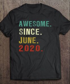 3 Years Old Awesome Since June 2020 3Rd Birthday Gifts 1