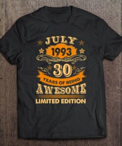 30 Years Old Gift July 1992 30Th Birthday 1