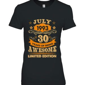 30 Years Old Gift July 1992 30Th Birthday