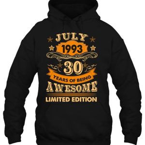 30 Years Old Gift July 1992 30Th Birthday 3