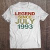 30 Years Old Gifts Legend Since July 1993 30Th Birthday