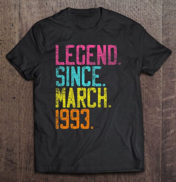 30Th Birthday Gifts – Legend Since March 1993 Years